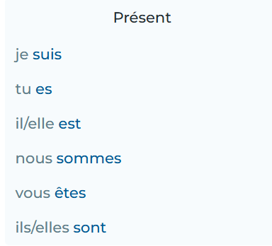 <p>to be; irregular; passe compose: avoir été </p>