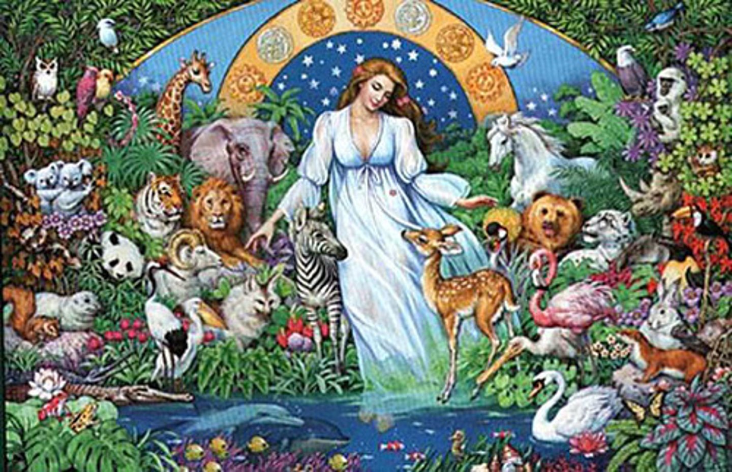 <p>Belief that objects, such as plants and stones, or natural events, like thunderstorms and earthquakes, have a discrete spirit and conscious life.</p>