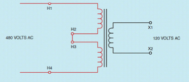 <p>____ 7. The primary side of this tranformer is wired in parallel.</p>