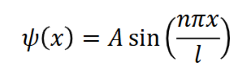 <p>how is A found and how can the equation for ψ be expressed as a result?</p>