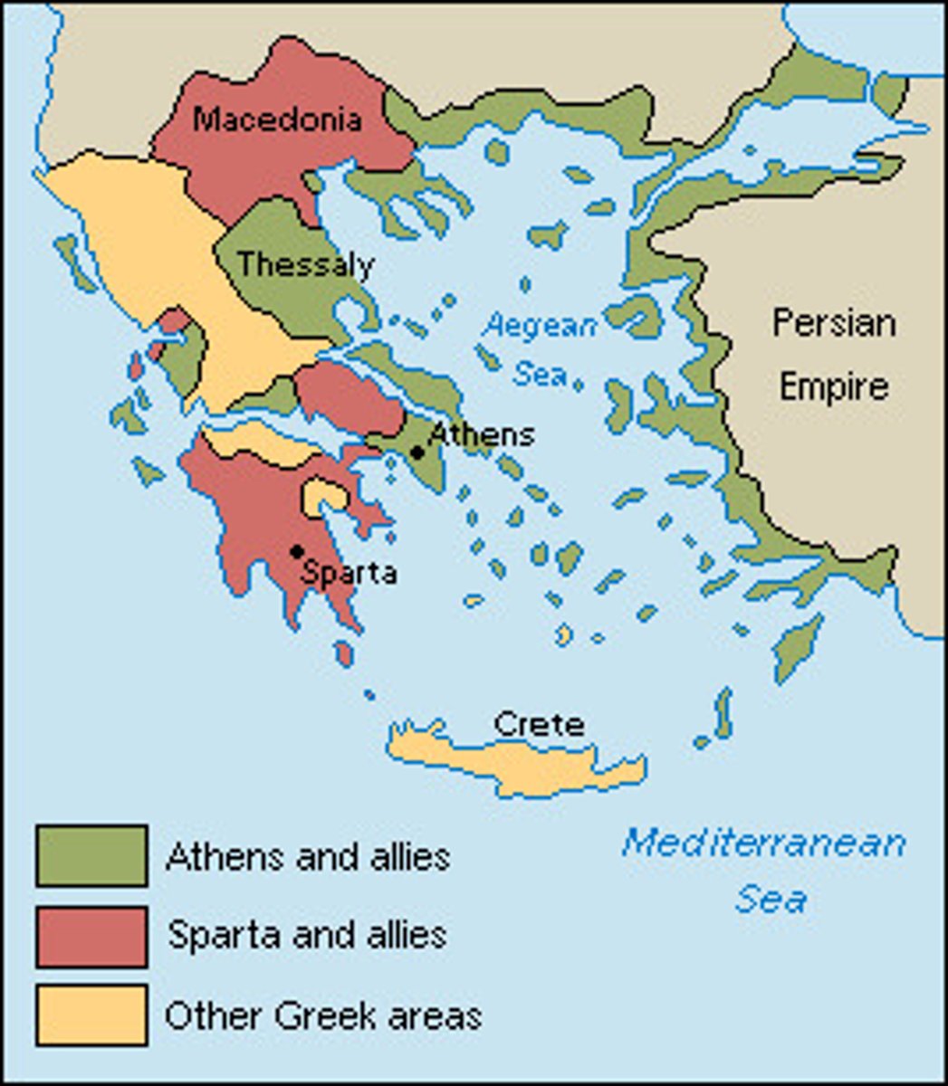 <p>Two major Persian invasions of Greece, in 490 B.C.E. and 480 B.C.E., in which the Persians were defeated on both land and sea.</p>