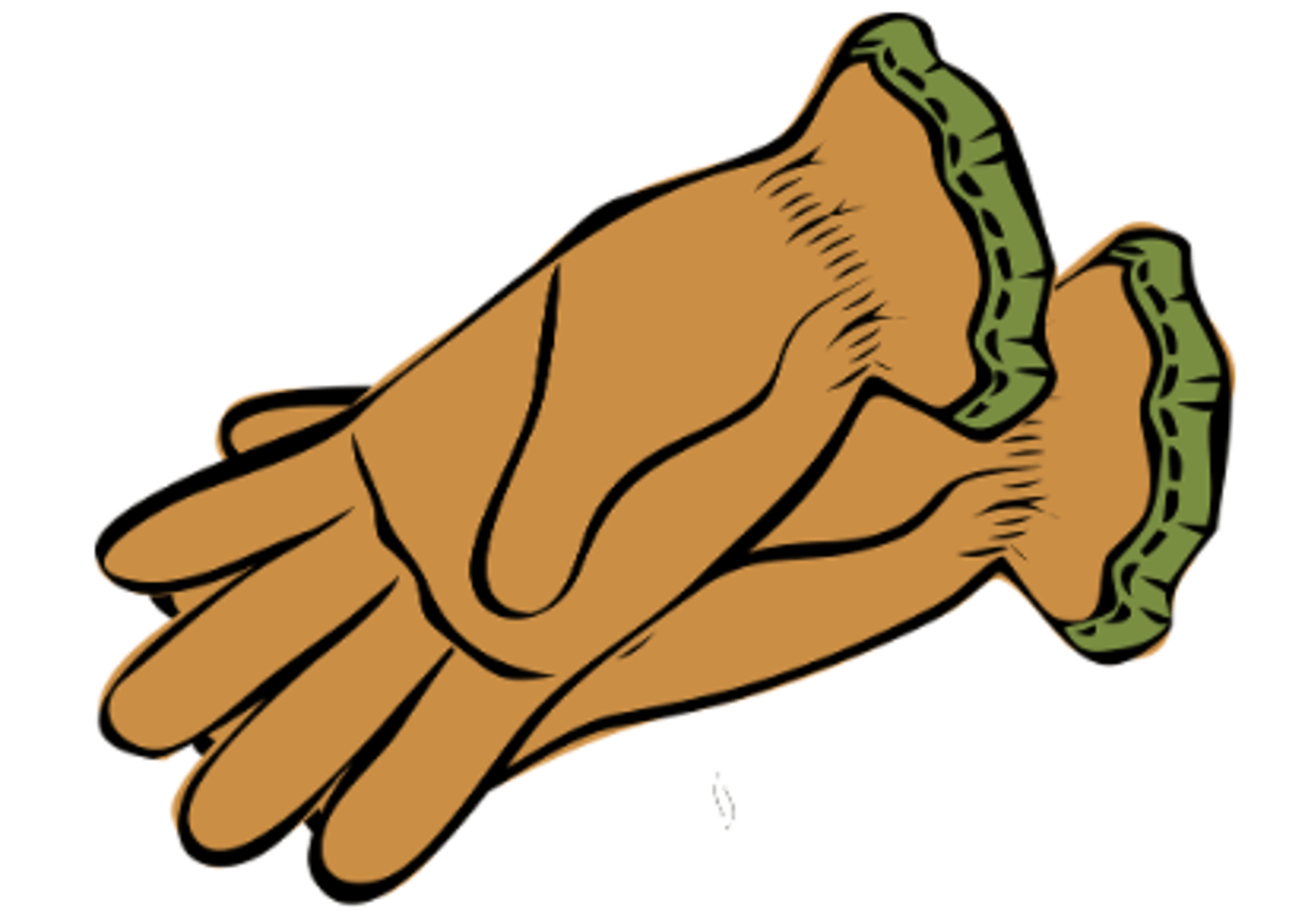 <p>a covering for the hand to protect the hand from dirt</p>