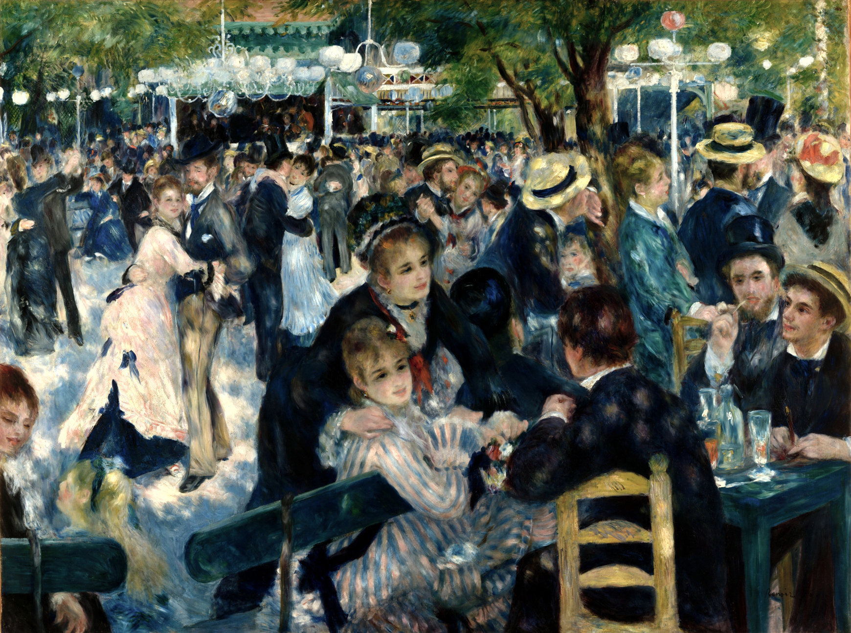 <p>“Le Moulin de la Galette”  1876</p>