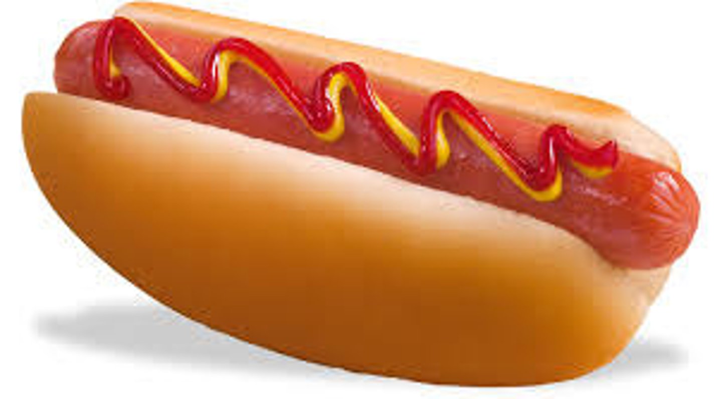 <p>hot dog</p>