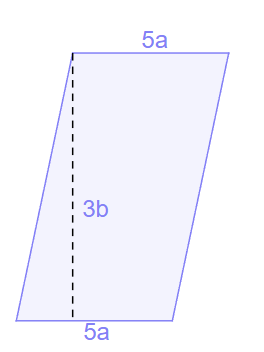 <p>Find en ligning, der beskriver firkantets areal.</p>