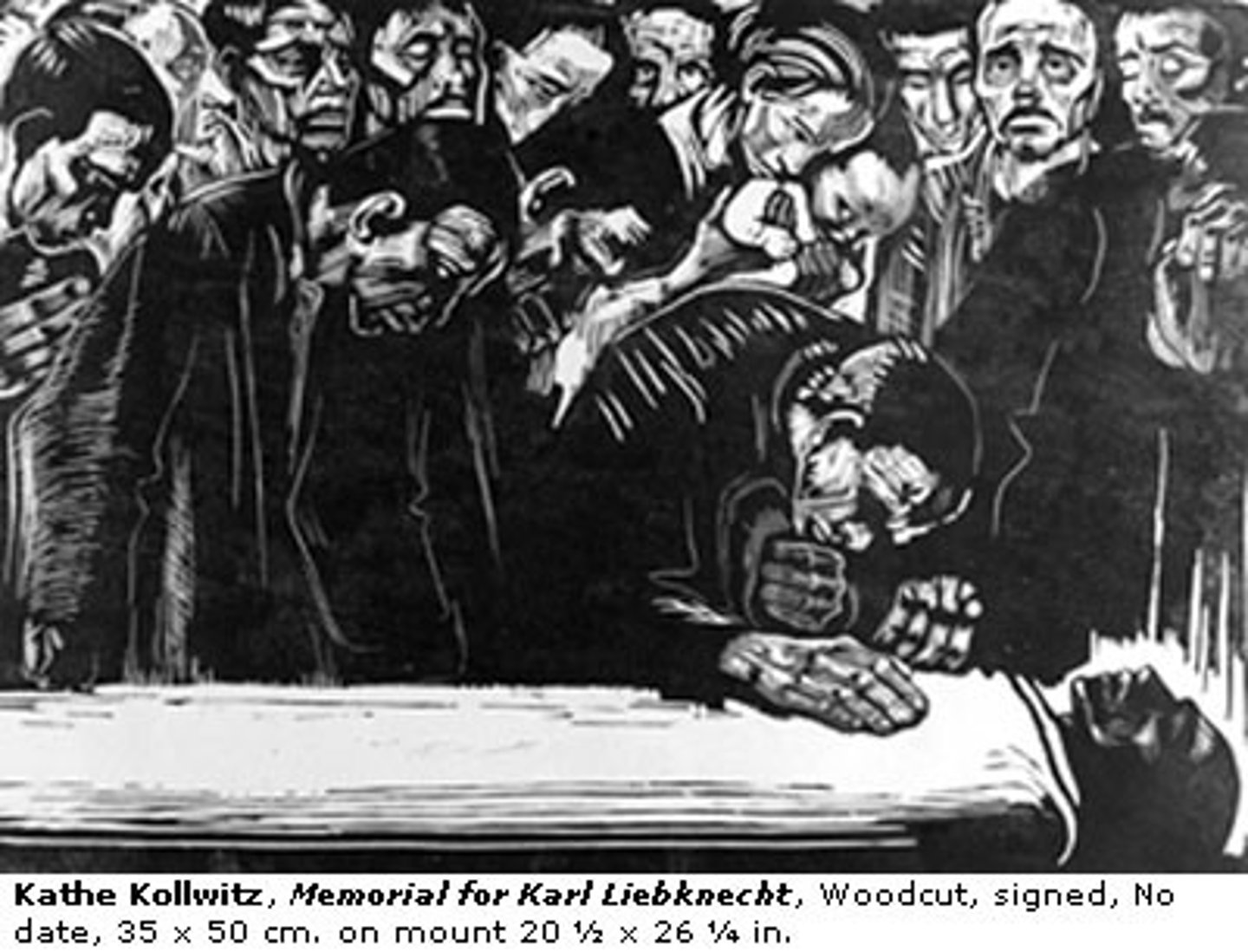 <p>Memorial Sheet for Karl Liebknecht</p>