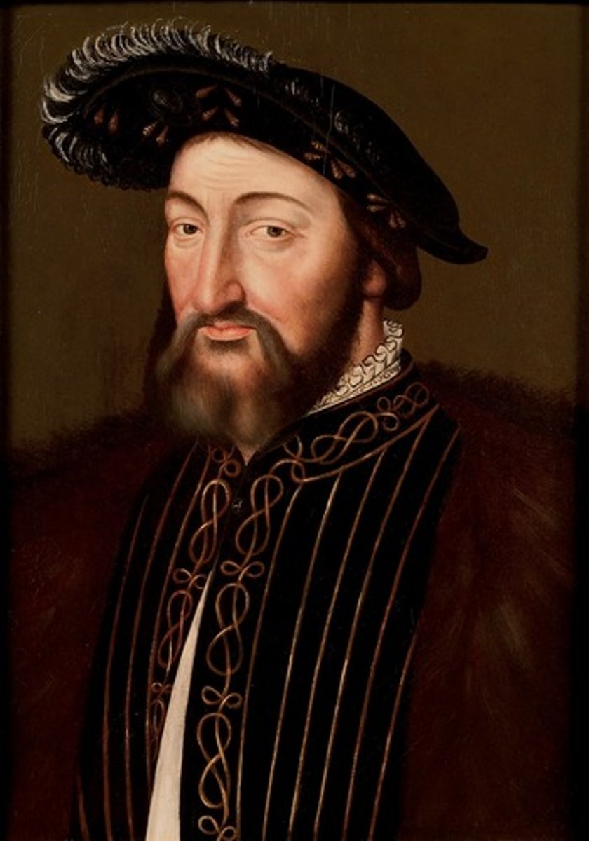 <p>He was the king of France from 1515 to 1547 and was the chief rival of Charles the V of the Holy Roman Empire. The two constantly fought to be the dominant power in Europe.</p>