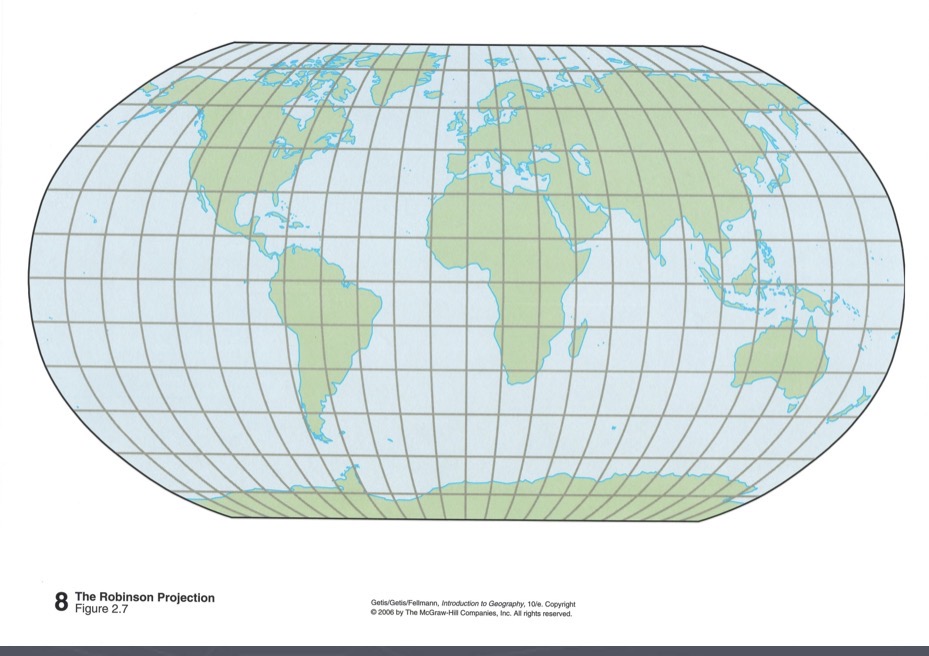 <p>Robinson projection</p>