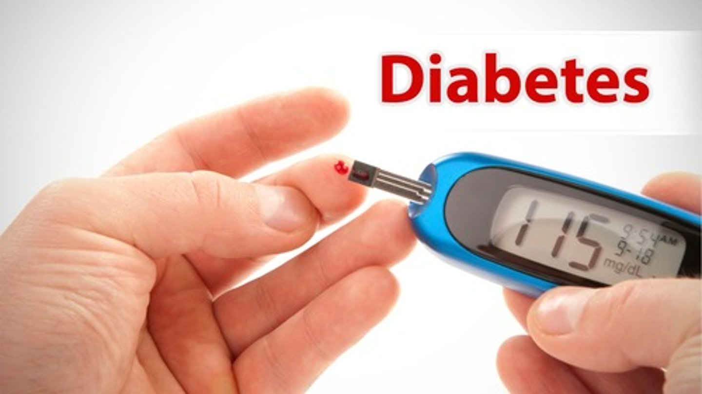 <p>- diabetes</p>