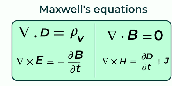 <p>A set of four fundamental laws of classical electromagnetism that describe how electric and magnetic fields are generated and altered by each other and by charges and currents. It explained electric and magnetic phenomena</p>