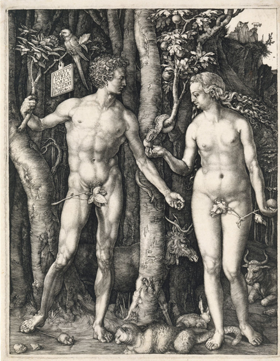 <p>Title: The Fall of Adam and Eve</p><p>Date: 1504</p><p>Artist: Dürer</p>
