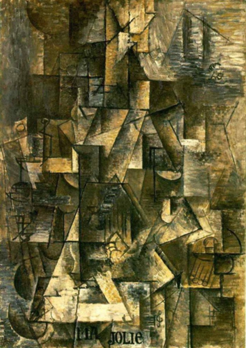<p>Pablo Picasso, 1911-1912, oil o/canvas</p>