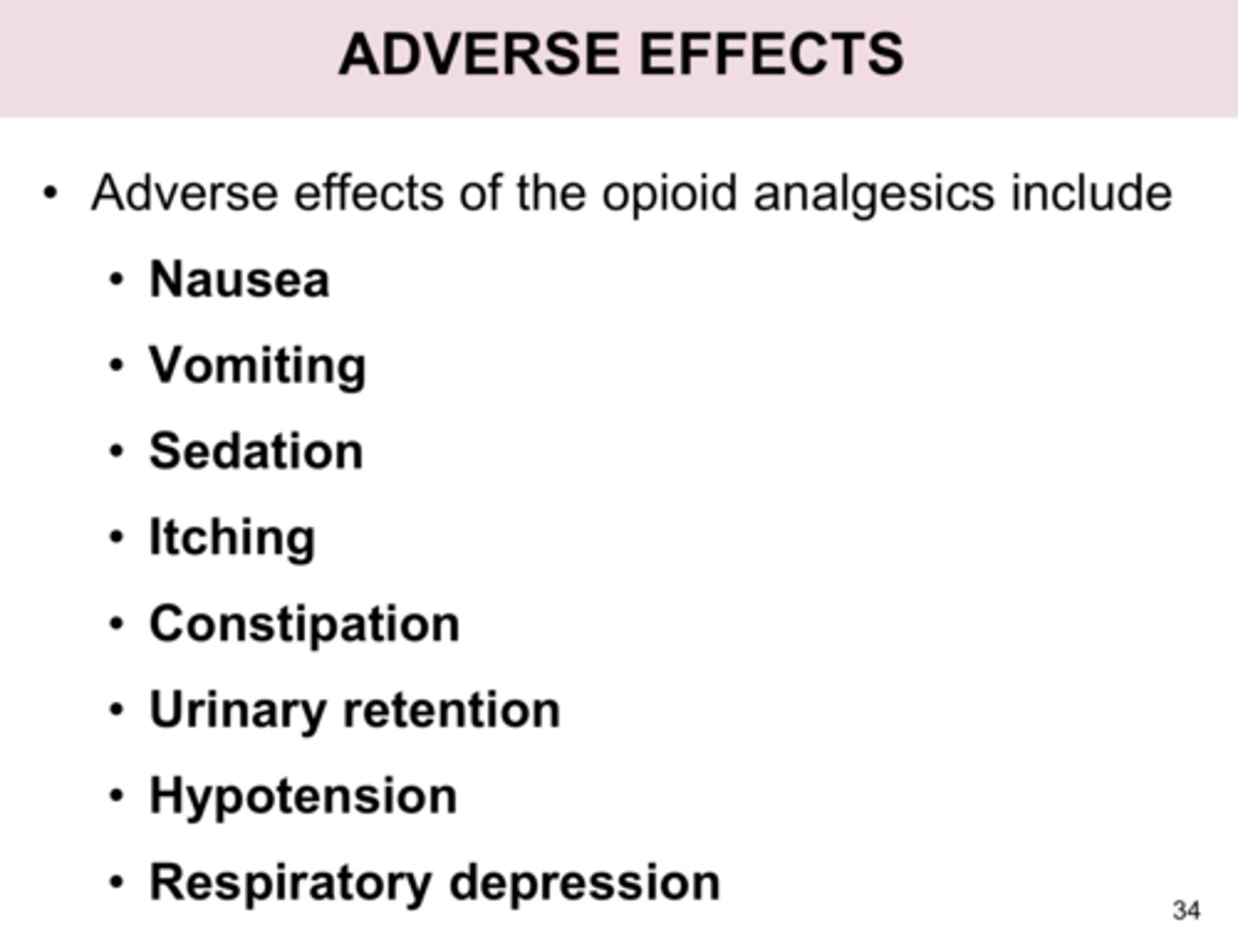 <p>Because opioids affect the brainstem, which can result in depressed or slowed breathing</p>