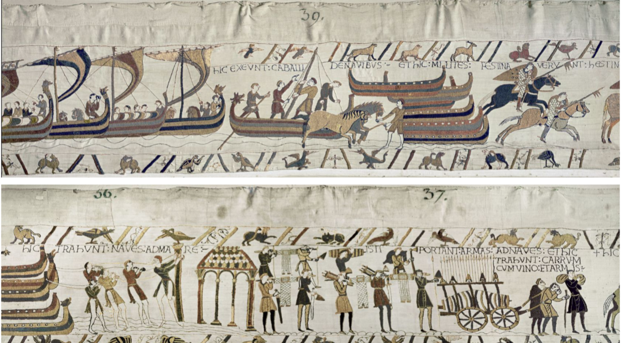 <p><span><span>Bayeux Tapestry, ca. 1070-1080</span></span></p>