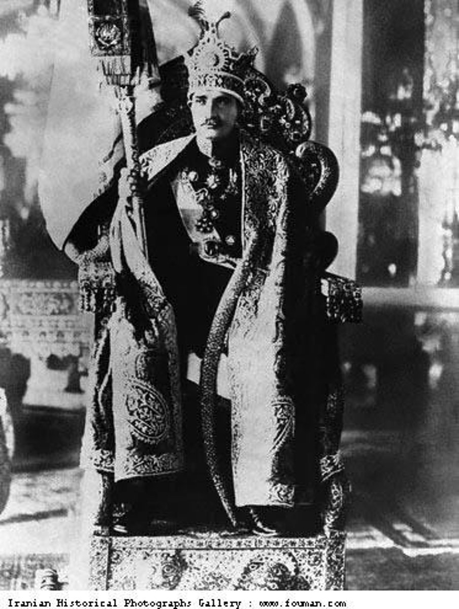 <p>The monarch of Iran who ruled until 1941 and was known for his modernization efforts.</p>