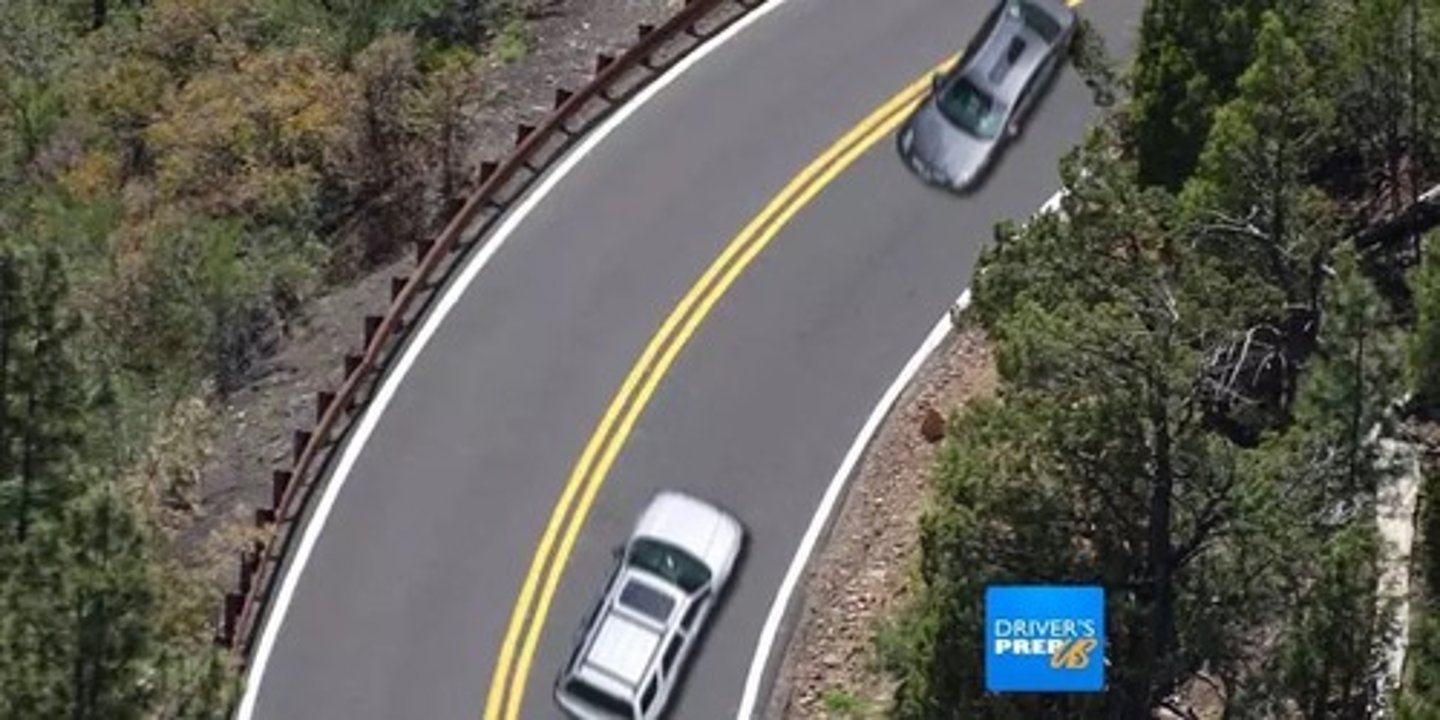 <p>pull to the right and slow down</p>