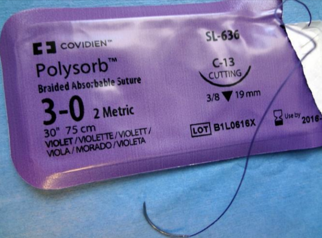 <p>glycolide/lactide - polysorb</p>