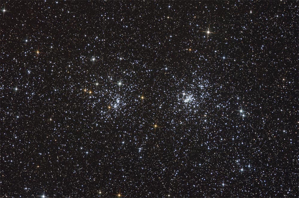 <p>Two clusters of giant stars</p>