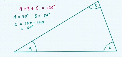 <p>add to 180°</p>