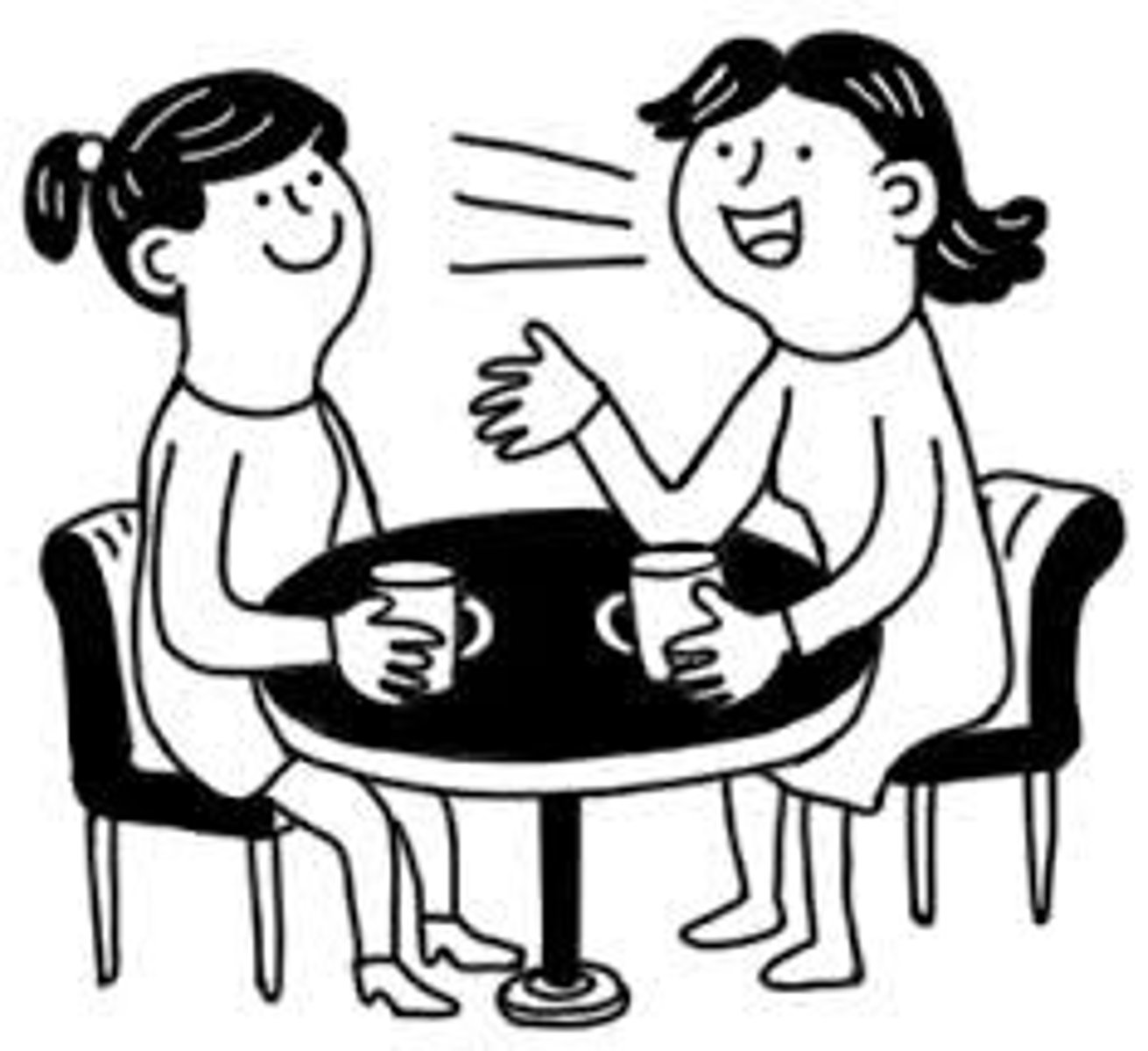 <p>to talk with (someone), to converse with</p>