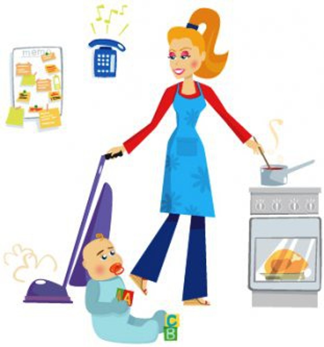<p>The housekeeper</p>