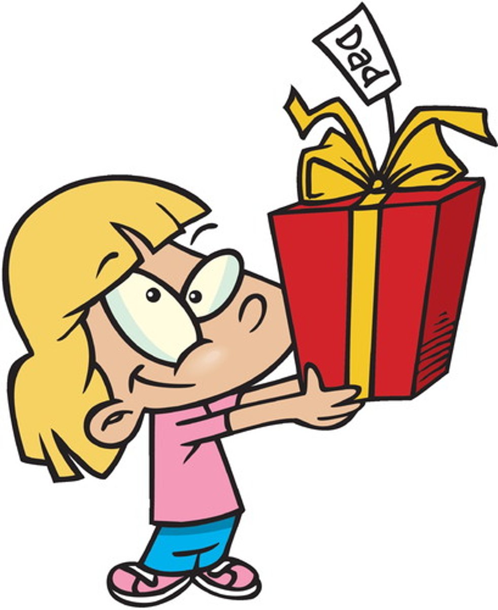 <p>to give a gift</p>