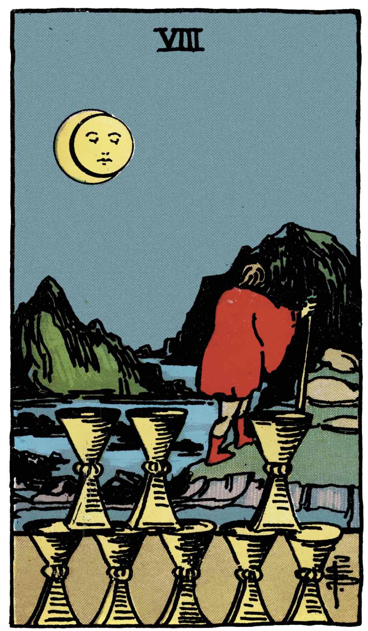 <p>Eight of Cups</p>