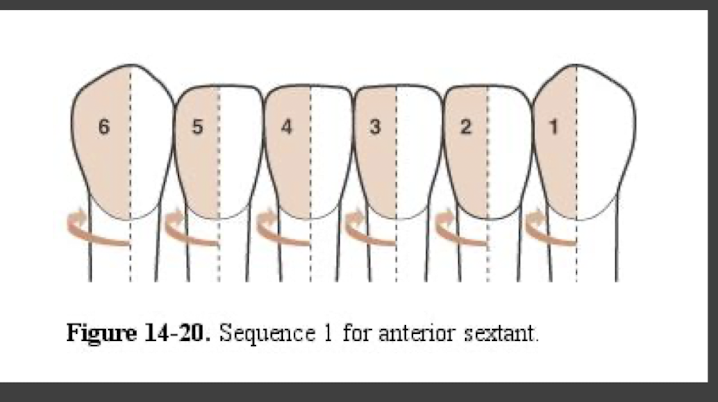 <ul><li><p>do all surfaces B/L that are <strong>towards </strong>you</p></li><li><p>then do away surfaces</p></li></ul><p></p>