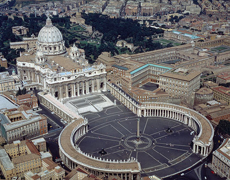 S. Peter's Colonnaded Piazza