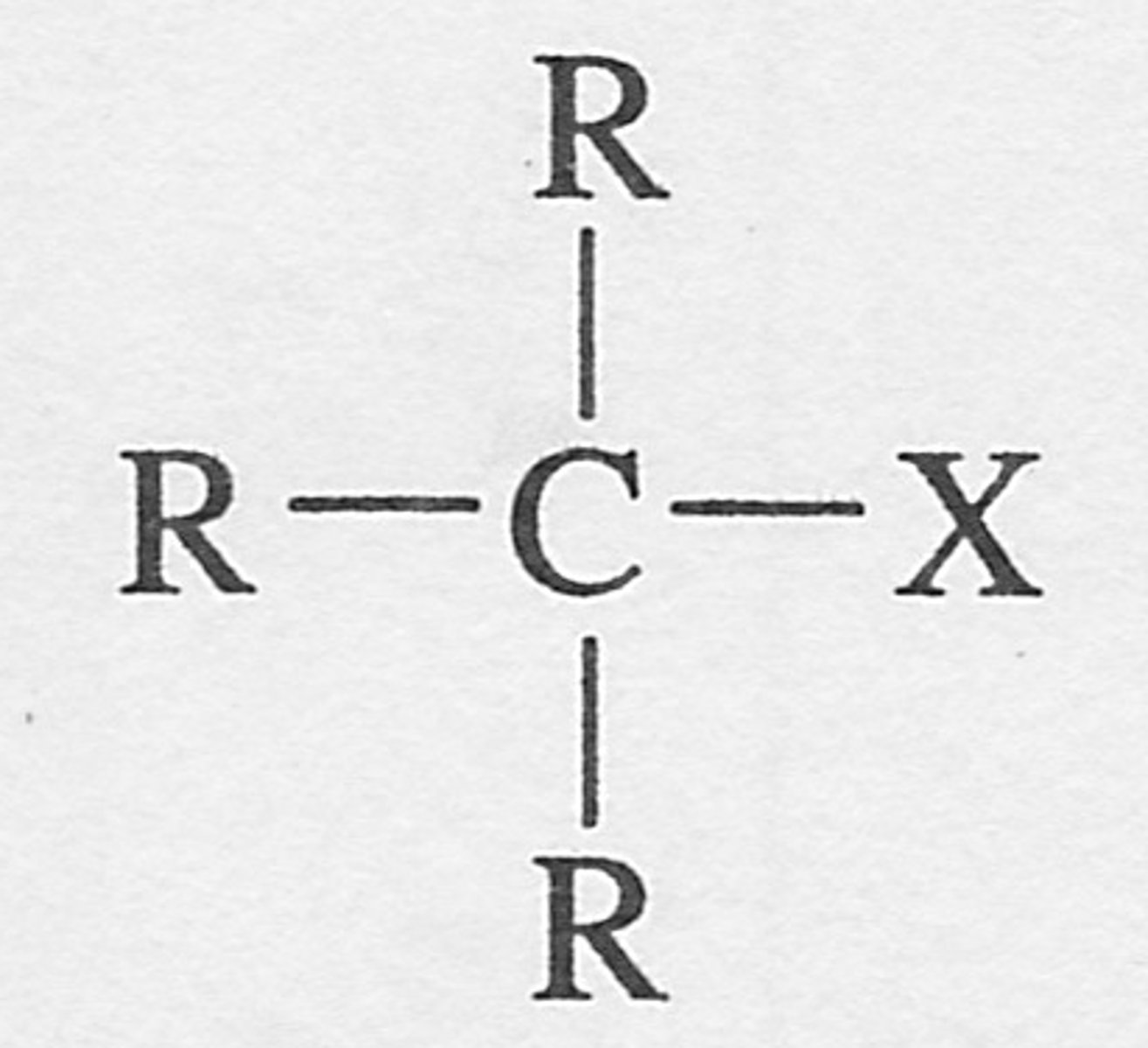<p>an alkyl halide in which the halogen is bonded to a tertiary carbon</p>