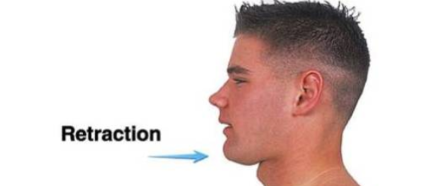 <p>moving in a posterior (backwards) direction</p>