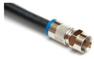 <ul><li><p>have 2 conductors: an inner solid wire surrounded by an outer braided metal sheath </p></li><li><p>conductors both run concentrically along the same axis (thus the name: coaxial)</p></li></ul><p></p>
