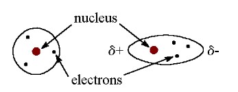 <ul><li><p>Attraction between <strong>temporary dipoles</strong></p></li><li><p>Exists in <u><strong>all molecules</strong></u> both polar and non-polar</p></li><li><p>Caused by the electrons of one molecule being <strong>attracted</strong> to the nucleus of another molecule; forming <u><strong>temporary (instantaneous) induced dipoles</strong></u>.</p></li><li><p>The <strong>more</strong> electrons a molecule has (from larger atoms / bigger atoms), the <u><strong>stronger</strong></u> its London forces because there is a <u>more prominent temporary dipole</u>. This is called <strong>polarizability</strong> (<strong>more distortable</strong>).</p></li></ul>