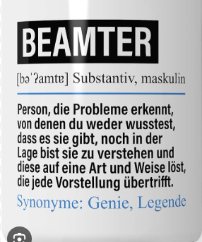 <p><span style="font-family: &quot;Bookman Old Style&quot;, serif"><strong>Der hoher Beamter</strong></span></p>