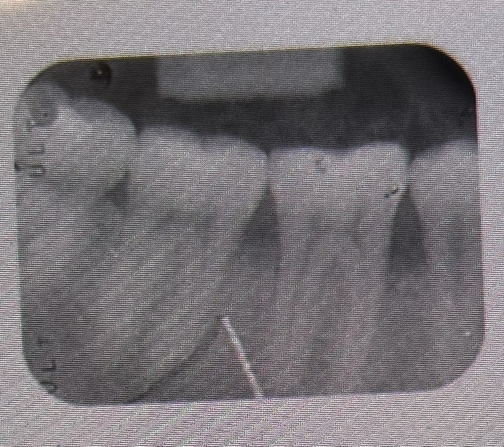 <p>THE PROCESSING ERROR DEPICTED IN THE PICTURE CAN BE DESCRIBED AS WHAT? THE CAUSE WAS DUE TO:</p>