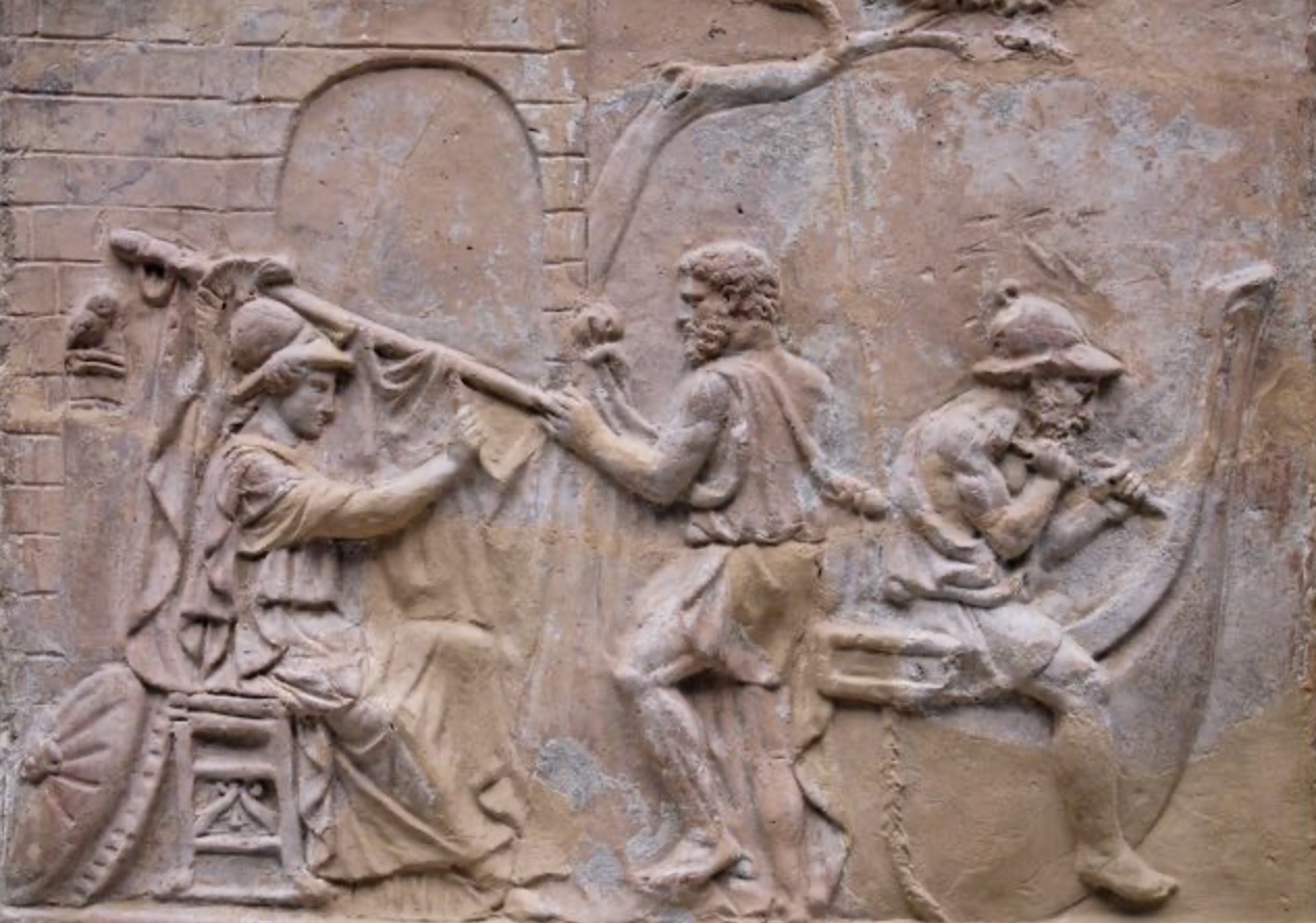 <p>This scene depicts:</p>