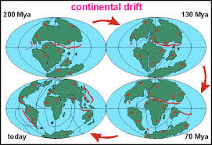 <p>Why was Wegener's hypothesis rejected (reason 1 - explanation)?</p>