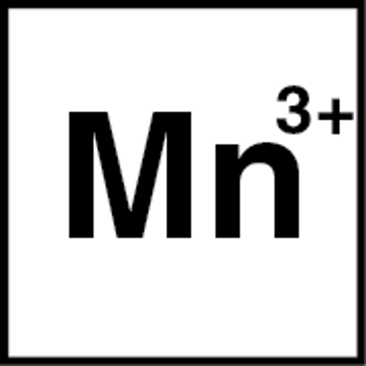 <p>Mn 3+</p>