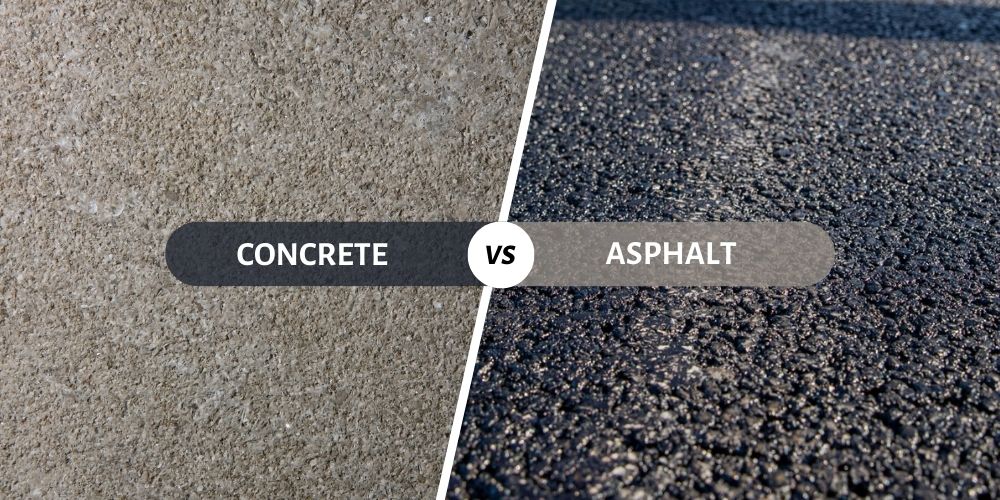 Asphalt (50 mm) or Concrete (150 mm)