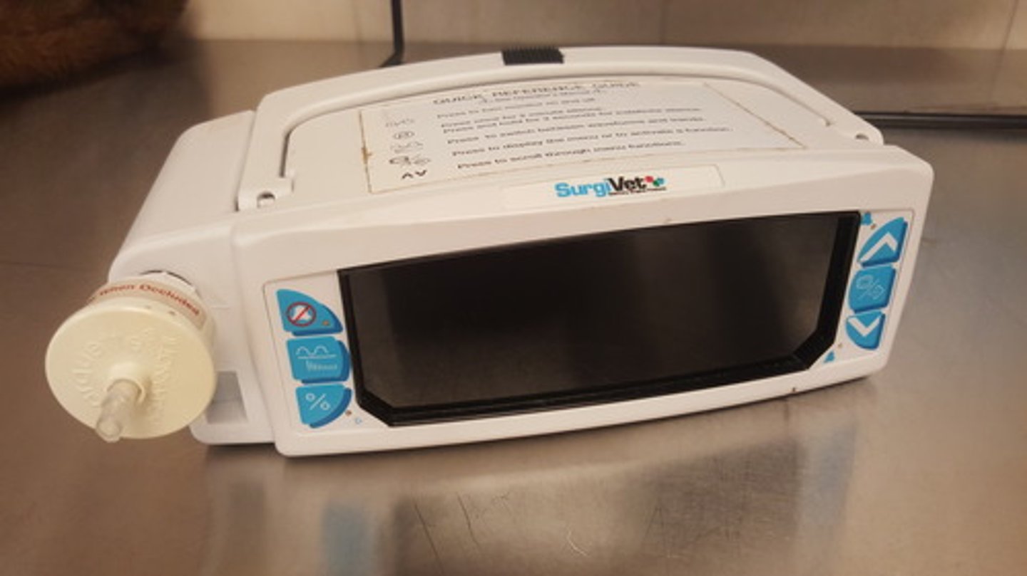 <p>A device that measures expired CO2 levels</p>