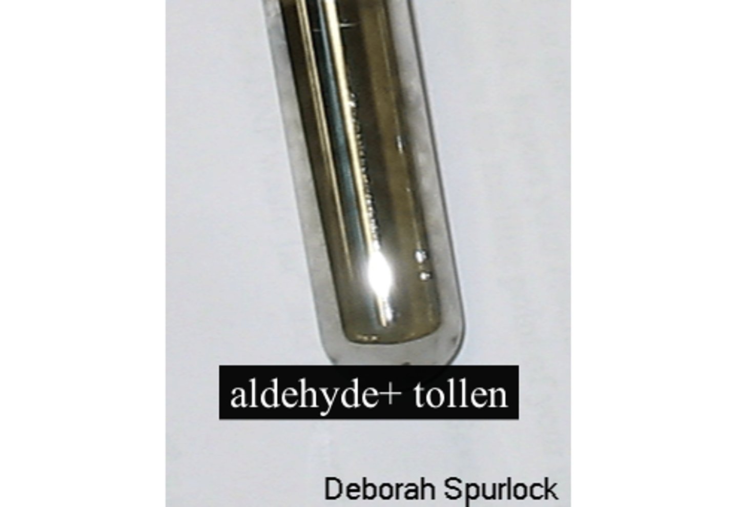 <p>- Aldehyde is oxidised to carboxylic acid</p><p>- Ag⁺ is reduced to Ag (silver mirror)</p>