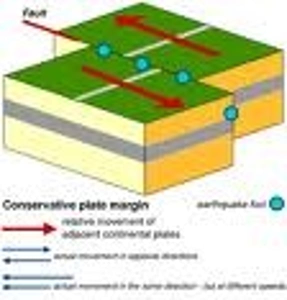 <p>What plate boundary doesn't change the mass or composition of the sea floor (ex. through subduction or creating new crust)?</p>