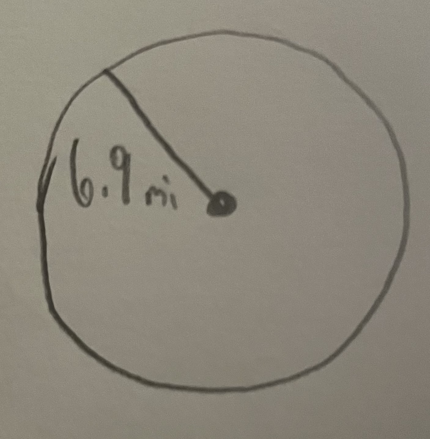 <p>Find the area and circumference.</p>