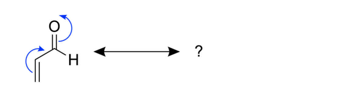 <p>Which of the following structures is the correct outcome of resonace arrows in this diagram ?</p>