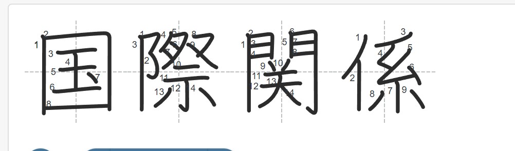 <p>こくさいかんけい </p>