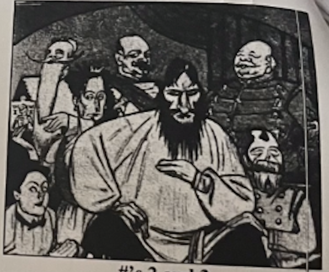 <p>Based upon the cartoon on the right, ________ had the greatest influence over Russia before the Revolutions of 1917.</p>