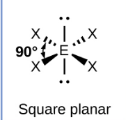 <p><span><span>4 bonded pairs and 2 lone pairs (1)</span></span></p>