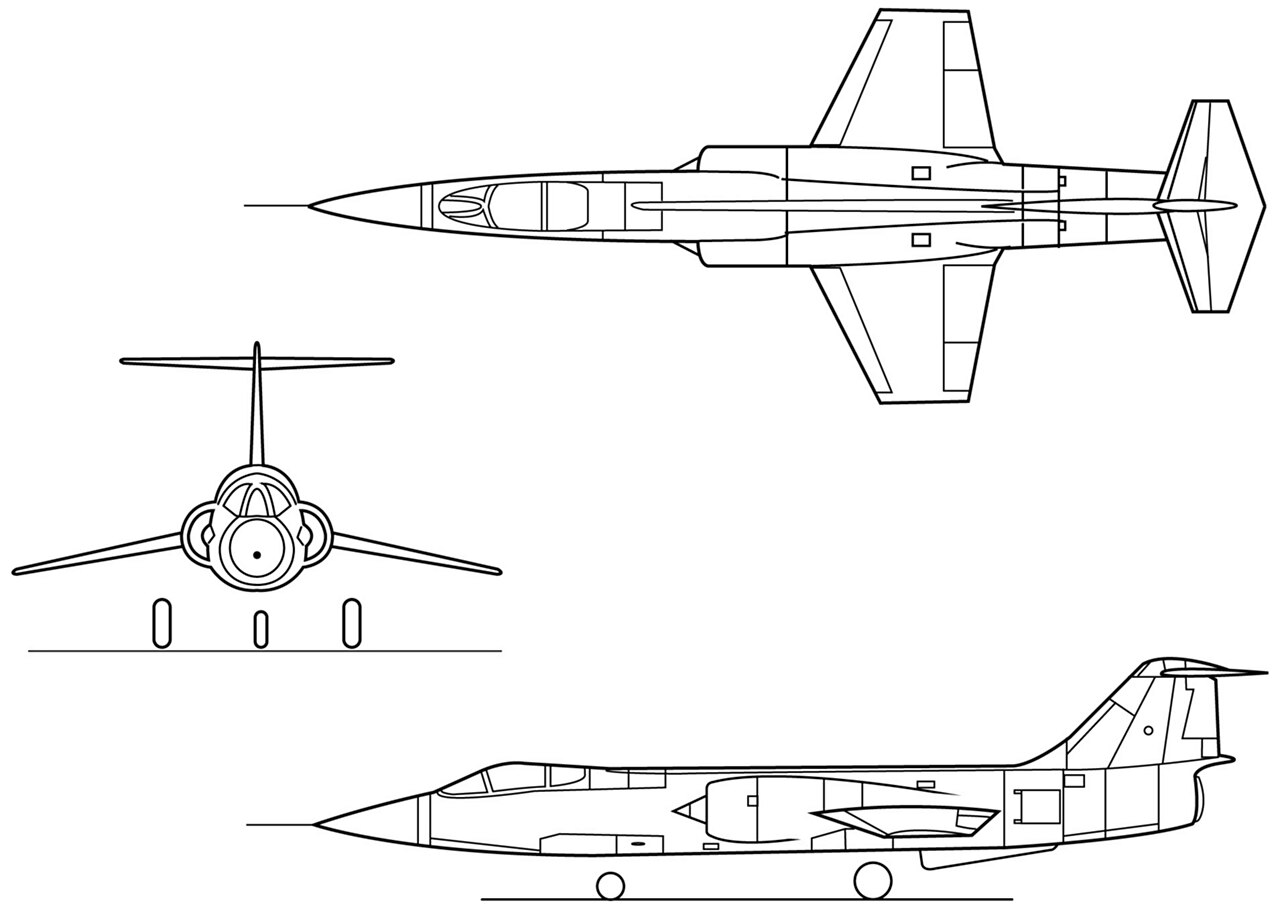 <p>Anhedral wings (gamma &lt; 0) needed because the aircraft was too stable</p>