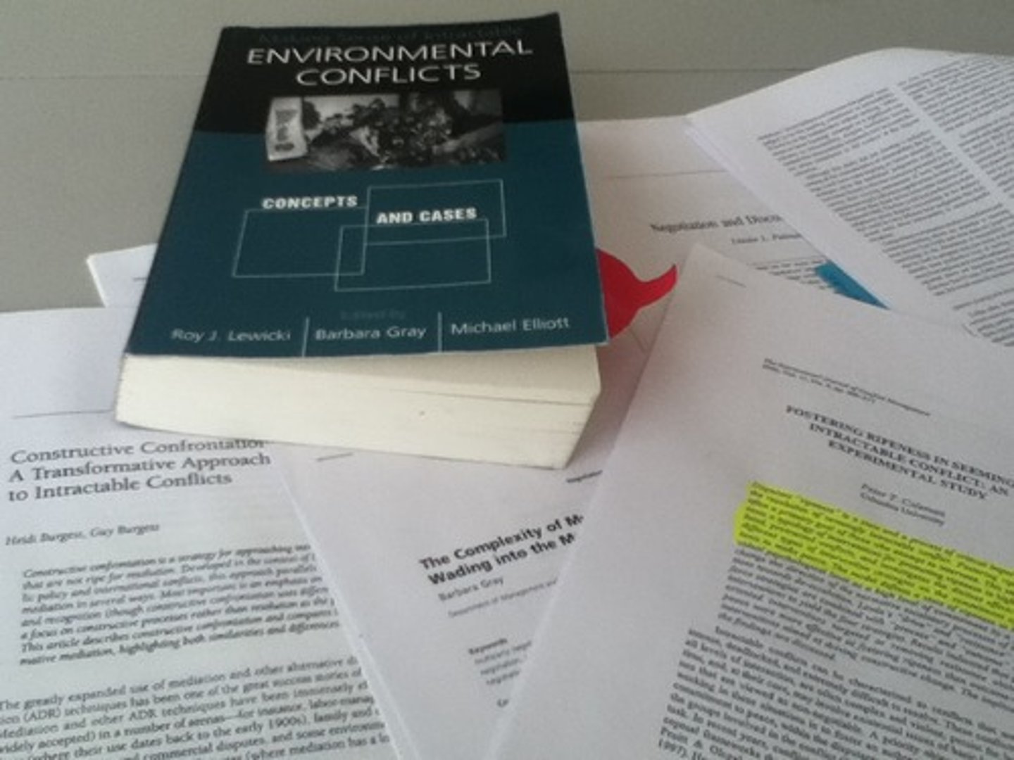 <p>a section of your report which analyses other works on the research topic</p>