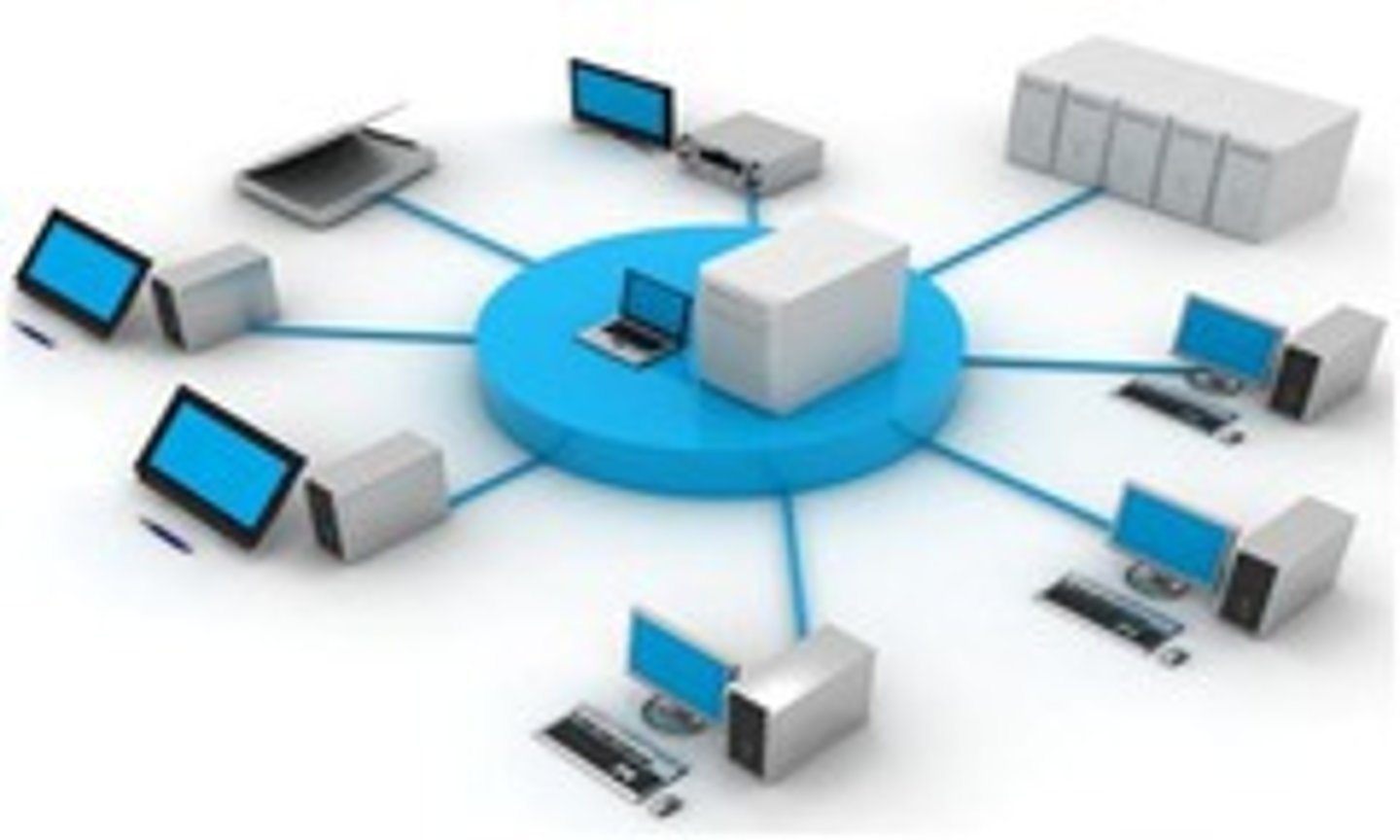 <p>a series of interconnected nodes that are able to transmit, receive and exchange data. The data may have various formats, including text, sound, images and video. The nodes include computers, servers and routers.</p>